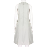 Ter et Bantine shift dress in a cotton and linen blend canvas fabric