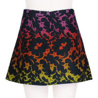 Christopher Kane rainbow mini skirt in a floral lace print