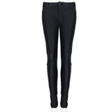 Each x Other leather fronted skinny fit jeans