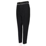 Haider Ackermann runway collection trousers in a black twill fabric