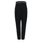 Haider Ackermann runway collection trousers in a black twill fabric