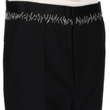 Haider Ackermann runway collection trousers in a black twill fabric