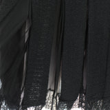 Meadham Kirchhoff Cut-Out Collar Dress black boucle