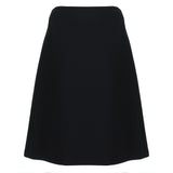 Alexander McQueen luxurious A-line skirt in a woven crepe fabric