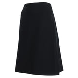 Alexander McQueen luxurious A-line skirt in a woven crepe fabric