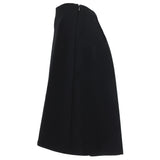 Alexander McQueen luxurious A-line skirt in a woven crepe fabric