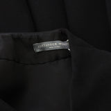 Alexander McQueen luxurious A-line skirt in a woven crepe fabric