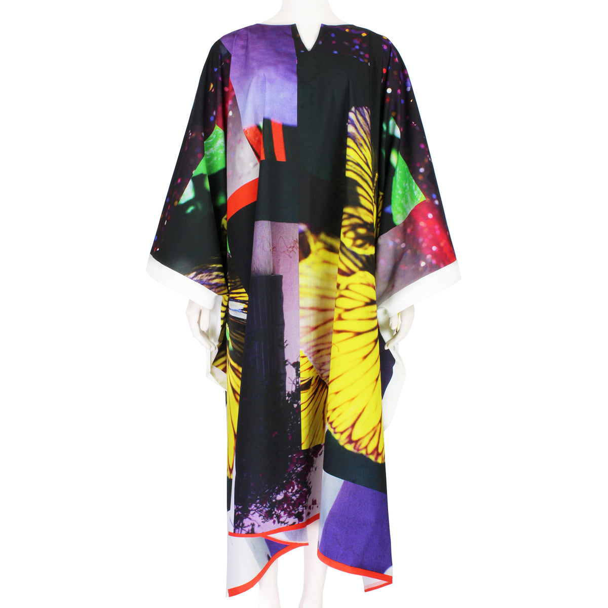 ワンピース DRIES VAN NOTEN COTTON AND SILK EMBROIDERED KAFTAN Dries Van Noten Kaftan – Renascence