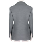 Bottega Veneta Structured Jacket grey