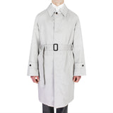 Dunhill pale grey coat in a classic cut