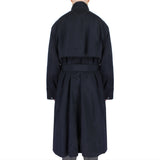 Dunhill luxurious mac in a midnight blue fabric