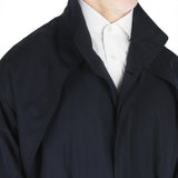 Dunhill luxurious mac in a midnight blue fabric