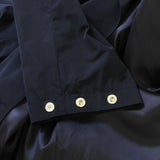 Dunhill luxurious mac in a midnight blue fabric