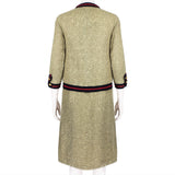 Chanel Vintage Antique Tweed Skirt Suit Elizabeth Taylor collectors item