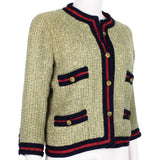 Chanel Vintage Antique Tweed Skirt Suit Elizabeth Taylor collectors item