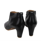 Maison Martin Margiela peep-toe ankle boots in black leather