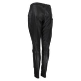 The Row lambskin leather carrot pants in a minimalist silhouette
