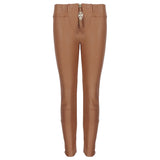 Thomas Wylde skinny fit tan leather trousers