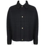 Dunhill fine quilt hybrid jacket in black