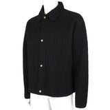 Dunhill fine quilt hybrid jacket in black