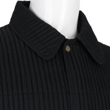Dunhill fine quilt hybrid jacket in black