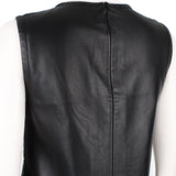 J. Mendel shift dress in shimmering woven houndstooth pattern