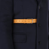 Acne Studios coat in a midnight blue wool blend fabric