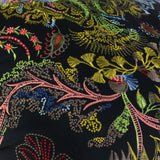 Luxurious cushion in Tumulte Arlequin fabric by Christian Lacroix Maison