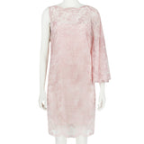 A luxurious Emilio Pucci cocktail dress in intricate sheer pink lace