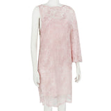 A luxurious Emilio Pucci cocktail dress in intricate sheer pink lace