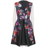 An elegant floral-print dress by Giambattista Valli