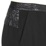 Giles bootcut cropped trousers in black