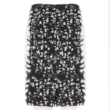 Reed Krakoff Black White Pencil Skirt