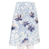 Giambattista Valli exquisite A-line floral jacquard skirt
