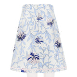 Giambattista Valli exquisite A-line floral jacquard skirt
