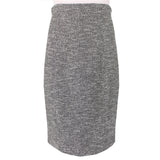 The Row luxurious grey tweed pencil skirt