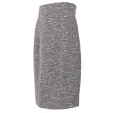 The Row luxurious grey tweed pencil skirt