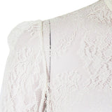 Alexander McQueen luxurious slim fitting sheer lace shirt