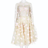 Simone Rocha intricately embroidered tulle dress