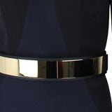 Stella McCartney elegant gown in black and midnight blue