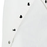 J W Anderson A-Line knee-length skirt in an optic white denim fabric