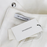 J W Anderson A-Line knee-length skirt in an optic white denim fabric