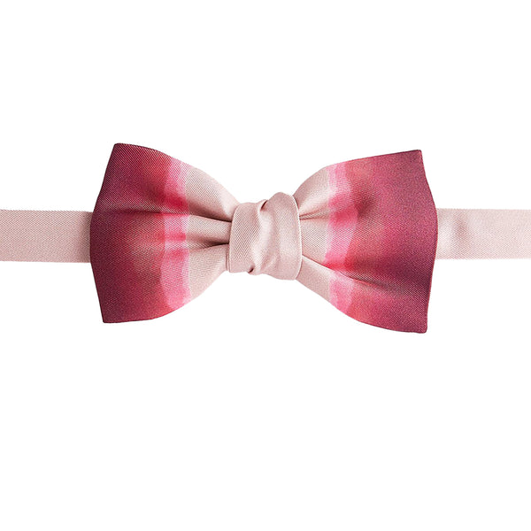 Alexander McQueen pink tones dip-dye bow tie