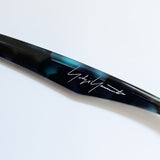 Yohji Yamamoto blue tortoiseshell cat eye sunglasses YY5022