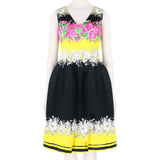 Prabal Gurung dress in a rose patterned fabric