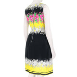 Prabal Gurung dress in a rose patterned fabric