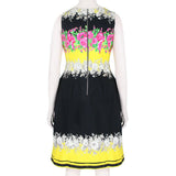 Prabal Gurung dress in a rose patterned fabric