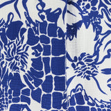 A beautiful Emilio Pucci strapless bustier dress in a textured botanical print