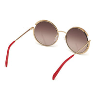 Emilio Pucci sunglasses in a gold tone frame EP132