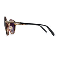 Emilio Pucci sunglasses in brown, green and pink tone frame